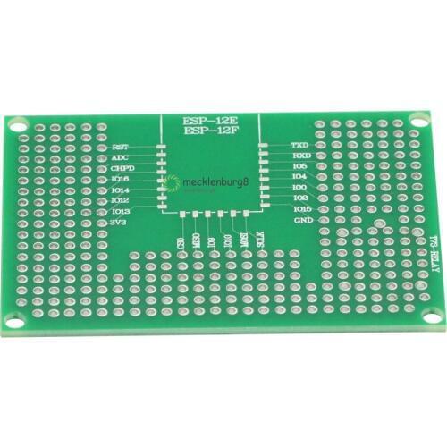 5X7cm Double Side Prototype PCB Expansion Prototyping Board for Arduino ATMEGA328P UNO R3 Shield ESP8266 ESP-12E ESP-12F E