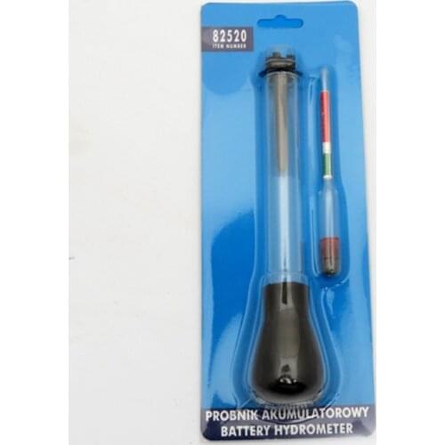 Battery Hydrometer Tester High Precision 0.005 Rubber Suction Type Electro-hydraulic Density Meter Acid Electrolyte Test
