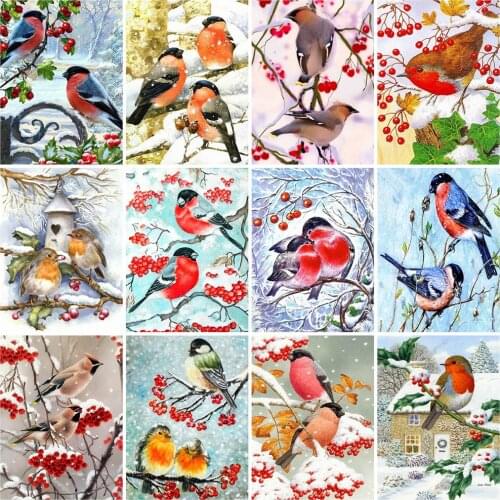 Evershine Full Square Diamond Painting Bird Cross Stitch 5D DIY Diamond Embroidery Sale Animal Rhinestone Picture Home Decor