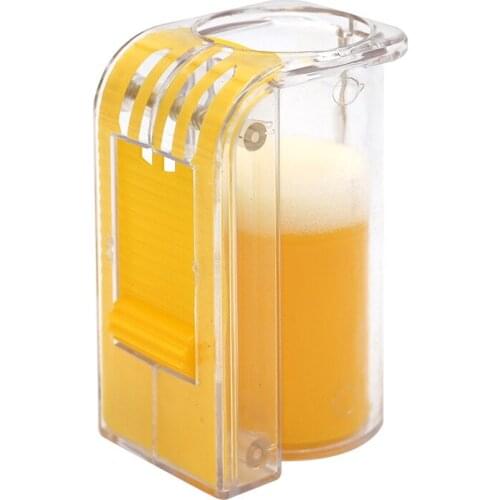 Bee Queen Marker Bottle Bee Mark Cage Plastic One Handed Marking Catcher With Plunger Plush Garden Beekeeping Supplies