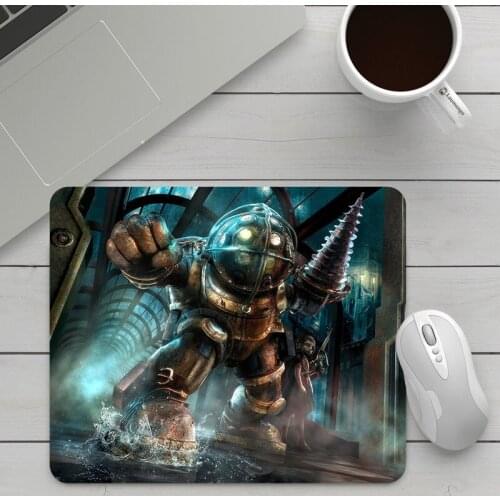 Bioshock Mousepad Speed Computer Mat Keyboard Gaming Desk Pad Anime Mouse Pad Kawaii Accessories Table Pads Deskpad Laptop Gamer