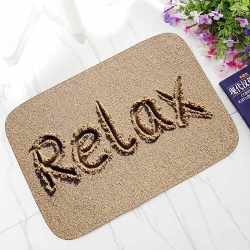 Printed Beach Scenic Antislip Floor Mat for Living Room Bedroom Washable Kitchen Bathroom Absorbent Mats Welcome Hallway Doormat
