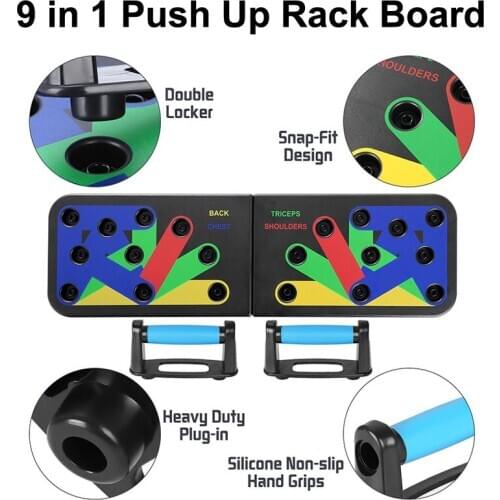 Multifunctional Push Up Rack Board Muscle Training Fitness Exercise Tools Push-up Stands Body Building Home Workout Equipment