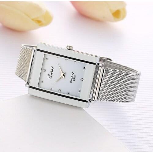 Fashionable Simple Niche Steel Band Ladies Watch Mesh Band Ladies Quartz Watch