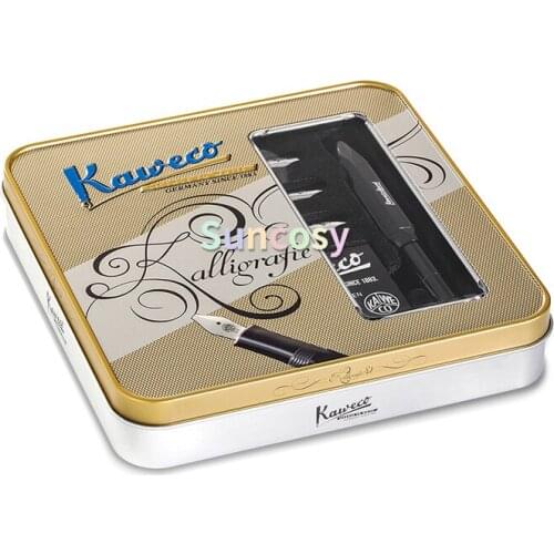 Kaweco Classic Sport Calligraphy-Set ,including A Fountain Pen, 2 Box Ink Cartridges,3 Replacement Pen Tips,gift Supplies