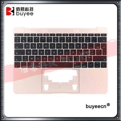 Genuine New 12" A1534 Palm Rest Topcase 2015 For Macbook Air Retina A1534 Top Case French US UK Keyboard With Backlight