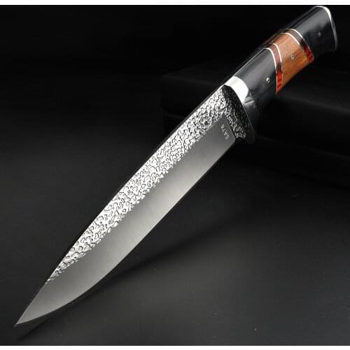 Fixed Blade Knife Japanese Steel Knives Outdoor Survival Handmade Knife Camping Hunting Knives Multifunctional EDC Knife