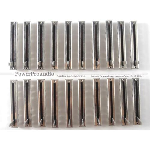 20pcs 60mm for Pioneer DJM 350 600 700 800 Push Fader Straight Slide Potentiometer DJ MIXER B10Kx2