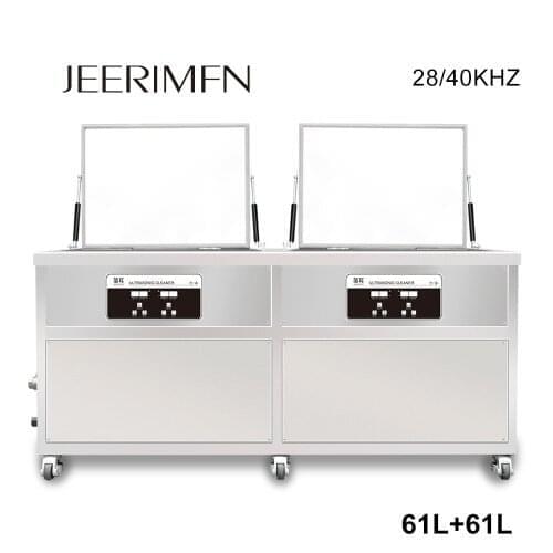 61L Industrial Ultrasonic Cleaner SUS304 Tank Metal Hardware Remove Oil Dirty Rust Car Motor Part DPF Ultrasound Cleaning Engine