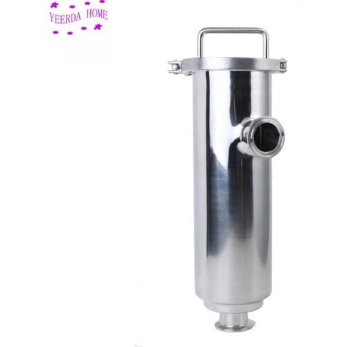 Superior quality Sanitary Angle Filter Tri Clamp Strainer Stainless Steel SS304 Food Grade Filter with 100mesh filter element