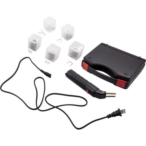 Stapler Car Bumper Fender Fairing Welder Gun Plastic Repair Kit+Staples 110V