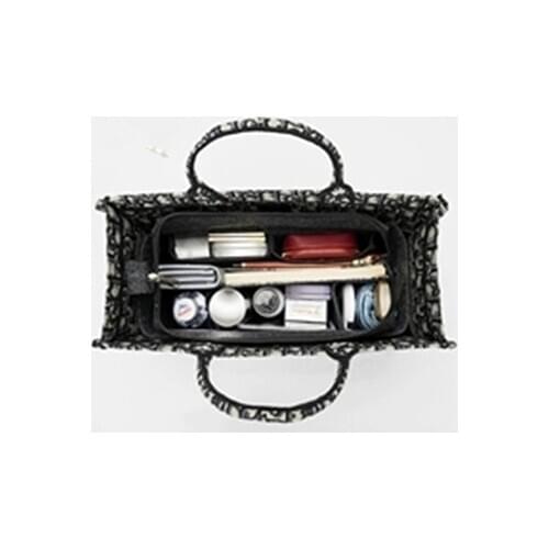 Fits For christian book tote Insert Bags Organizer Makeup Handbag Organize Travel Inner Purse Portable Cosmetic base 2021