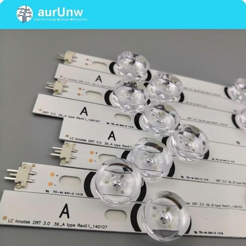 LED Backlight strip 8 Lamp For LG TV 390HVJ01 lnnotek drt 3.0 39" 39LB5610 39LB561V 39LB5800 39LB561F DRT3.0 39LB5700 39LB650V