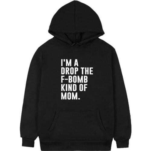 Y2k Tops Goth Clothes I Am A Bomb Mother Letter Printing Sweatshirt Women Long Sleeve Plus Size Hoodies