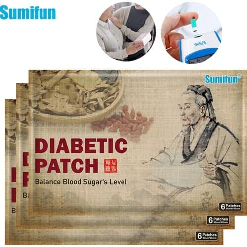 12pcs Diabetic Patch Reduce Glucose Content Stabilizes Blood Sugar Level Diabetes Chinese Herbal Medical Plaster Health Care