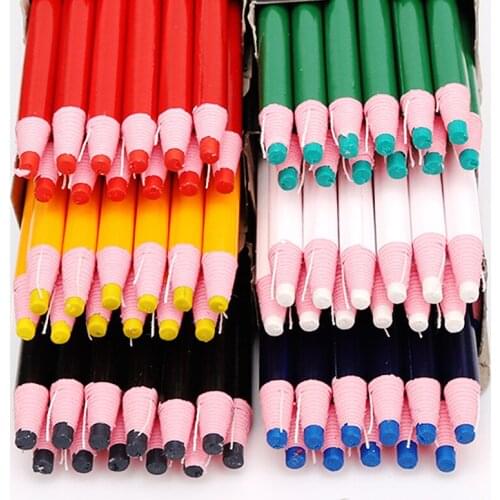 12pcs Diy Drawing Pen Sewing Cutting Drawing Sewing Garment Design Marking Pencil Craft Pattern-Making Chalk Tool Accessories