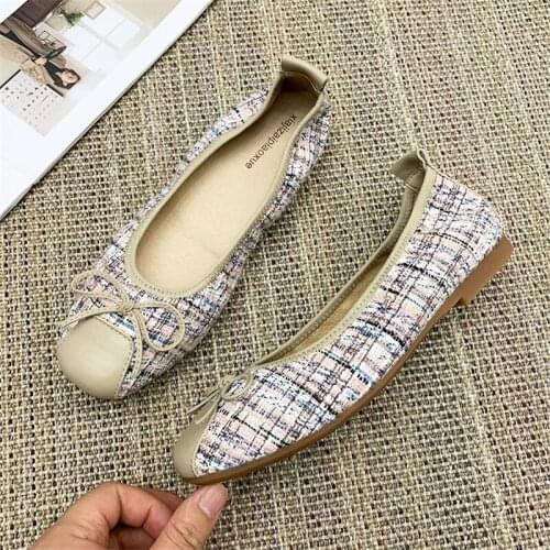 Elegant Genuine Leather Women Ballet Flats Top Quality Princess Flats Women Loafers Shoes Vintage Bow Design Lady Fashion Shoes