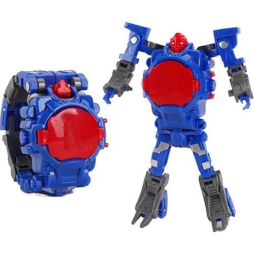 Childrens robot watch 2 in 1 Kids Watch Toy Innovative Cartoon Deformation Robot Electronic toy Watches