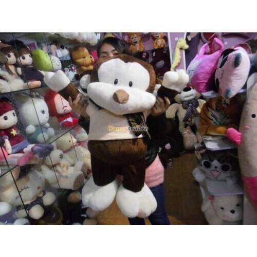 Fancytrader Real Pictures! 39'' / 100cm Giant Stuffed Cute Soft Plush Monkey, Nice Baby gift, Free Shipping FT50572