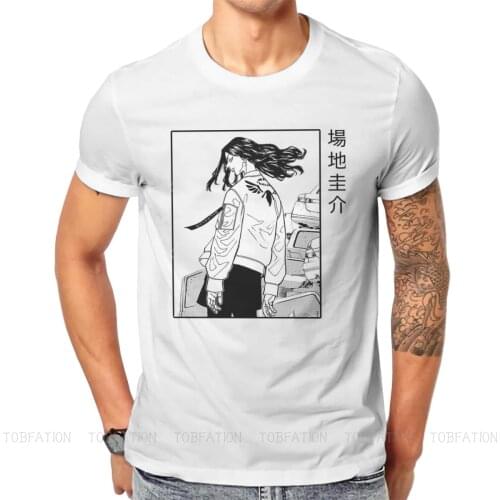 Tokyo Revengers Anime Keisuke Baji Tshirt Classic Graphic Mens Tshirts Tops Large Cotton Crewneck T Shirt