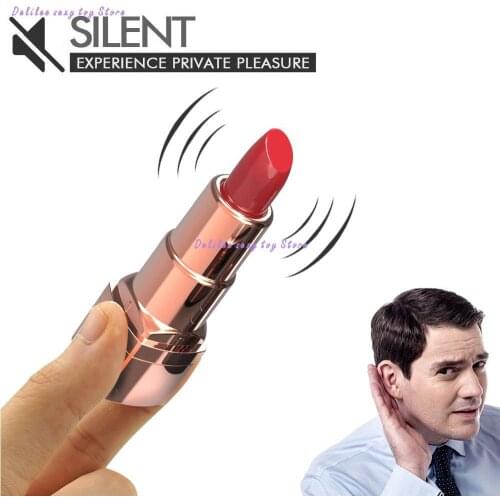 Mini Lipstick Vibrator Waterproof Multi-speed Masturbation Low Noise Clitoris Stimulator Sex Toy