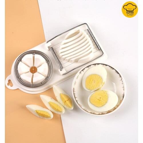 Stainless Steel Egg Cutter Kitchen Tool Kitchen Accessories Slicing Baking Eggs Tools Multifunctional Egg Slicer Cooking Gadgets