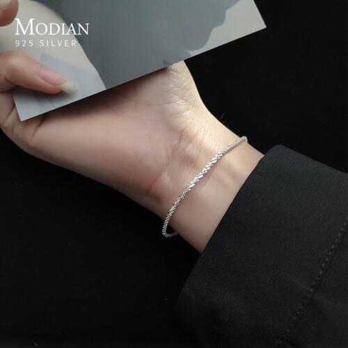 Modian White Bracelets