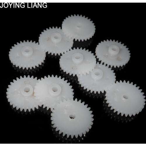 302.5A Plastic Gear Disc Cone Toy Fittings Module 0.5 30 Teeth 2.5mm Shaft Hole Gears 100pcs/lot