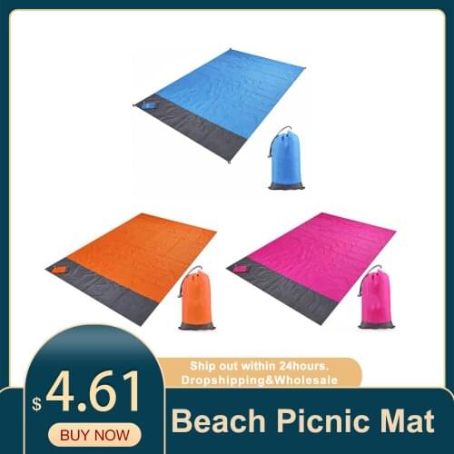 Outdoor Beach Picnic Mat Camping Mat Waterproof Beach Blanket Portable Folding Sleeping Bed Pad Large Mattress Picnic For Hiking