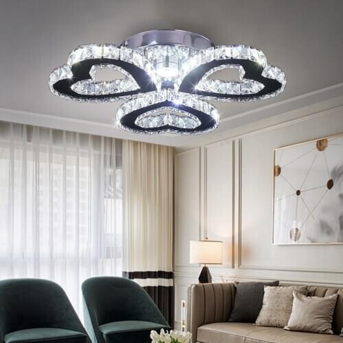 Luxury Crystal Chandelier Led Ceiling Chandeliers Lustre Modern Chandelier Lighting Light for Living Room Bedroom Decor cocina