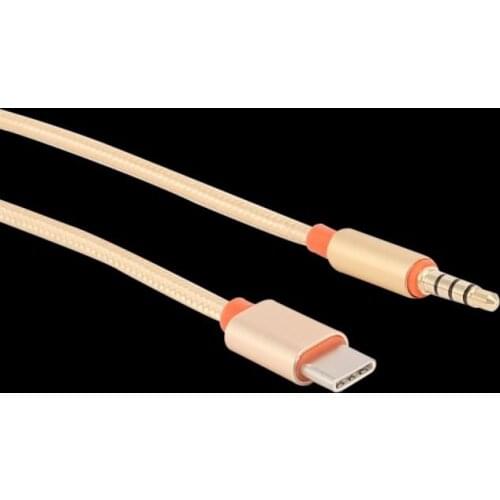 Heavy Duty Braided USB Type-C to 3.5mm Audio Cable Converter AUX Audio Extension