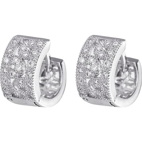 Bettyue 2020 New Arrival Cute Earring With Tiny Cubic Zircon For Women Fashion Hollow Out Decoration In Banquet Elegant Jewelry