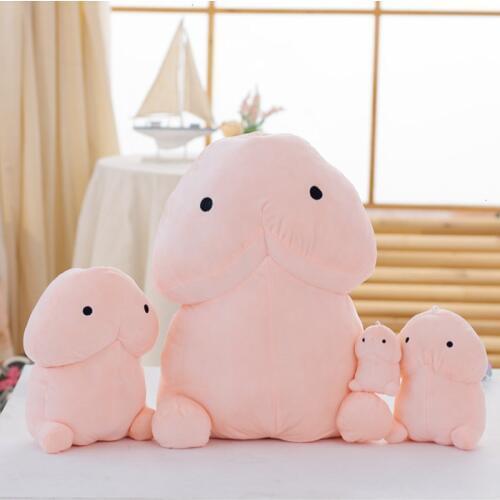 10/20/30CM Funny Soft Stuffed Simulation Plush Penis Pillow Doll Creative Cute Penis Pillow Kawaii Sexy Toys For Adults Gift 1pc