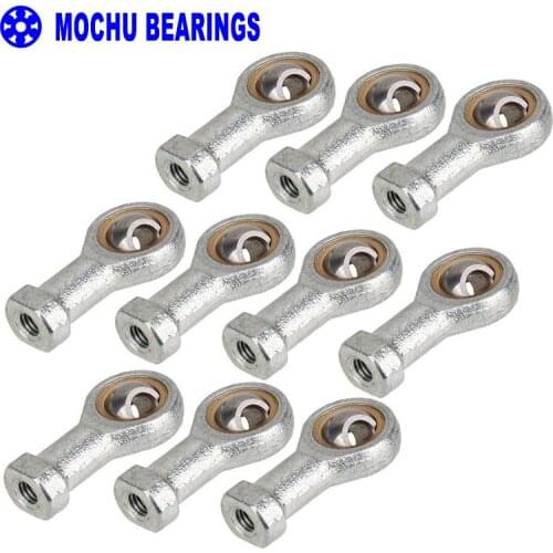 10pcs 6mm SI6T/K PHSA6 right hand female thread metric rod end joint bearing The rod end body internal thread with right hand