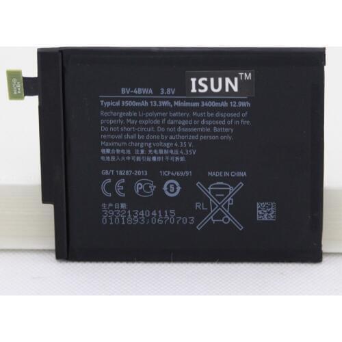10pcs/lot 3500mAh BV-4BWA phone battery for Nokia Lumia 1320 Built-in BV4BWA mobile battery