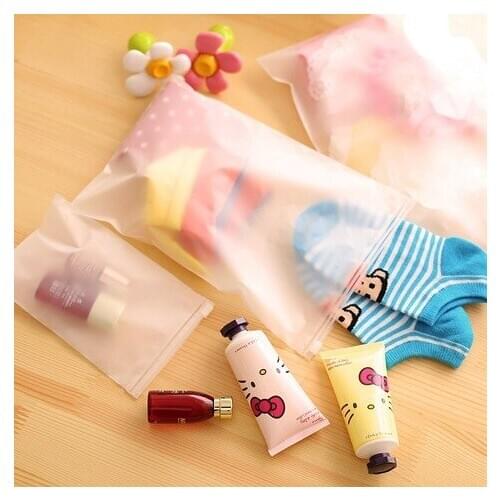 10PCS folding clothes bag storage household storage bag sealed transparent bag travel household items