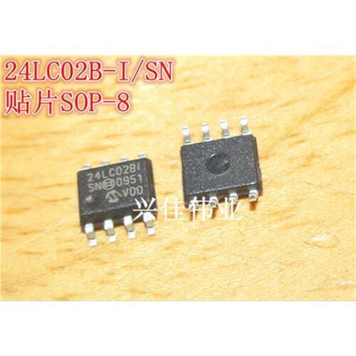 24LC02B-I/SN SOP-8 24LC02BI