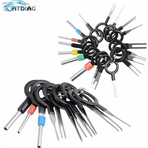 29pcs Car Terminal Removal Tool Kit Automotive Pin Extractor Plug Auto Repair Tool Harness Wire Crimp Puller Remove Tool