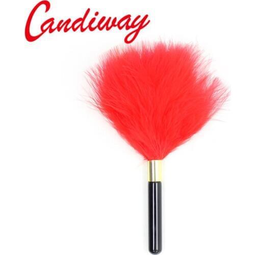 Candiway feather whips bdsm Adult Game Alternative sex toys Flirting Fetish sex Spanking Paddle Whip Flogger For Couples