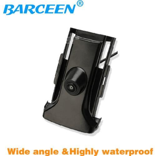 Free shipping HD CCD car front view parking camera for Toyota prado 2014 night vision waterproof