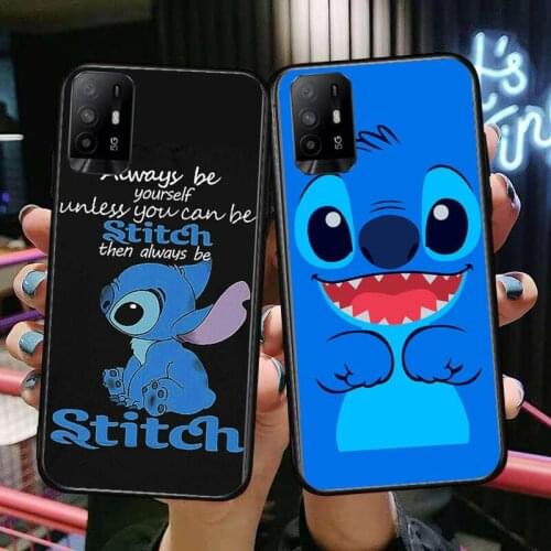Stitch CoupleFor Realme C3 Case Soft Silicon Back cover OPPO Realme C3 RMX2020 Coque Capa Funda find x3 pro C21 8 Pro a91