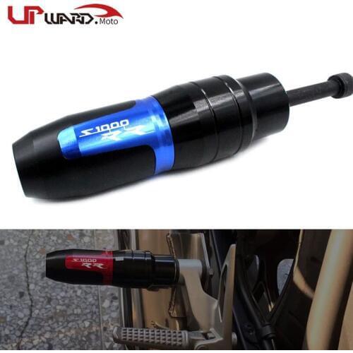 For BMW S1000RR S1000 RR S 1000RR 2010-2018 Motorcycle CNC Aluminum Frame Crash Pads Exhaust Sliders Crash Protector With logo