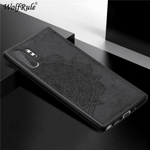 For Samsung Galaxy Note 10 Plus Case Magnetic Fashion Style Shockproof Fabric Cloth Case For Samsung Note 10 Pplus Cover Note10