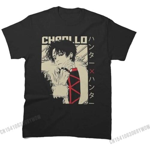 Chrollo Lucilfer Classic T-Shirt Cotton Boy T Shirts 3D Printed Tops Shirt Designer Casual