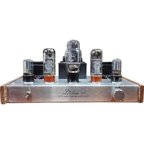 Laochen EL34 Bluetooth 5.0 Tube Amplifier HIFI Class A handmade Single-ended lamp Silver OCEL34S OldChen Amp
