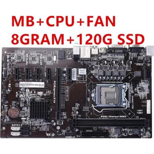 6GPU mining H81P BTC H81A-BTC ETH motherboard 6PCI-E motherboard LGA 1150 H81 BTC PRO TB85 mining motherboard