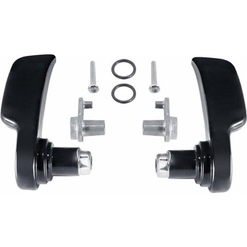 Motorcycle Saddlebags Lids Lifter For Harley Touring Road King Street Glide Electra Glide Road Glide 2014-2020 2019 black/chrome