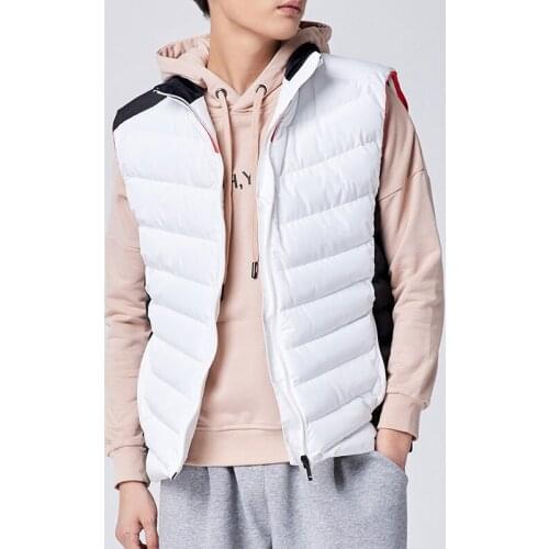 Men Autumn Stand Collar Warm Down Vest Coar Handsome Casual Big Size Male Waistcoat White Duck Down Winter Sleeveless Coat Veste