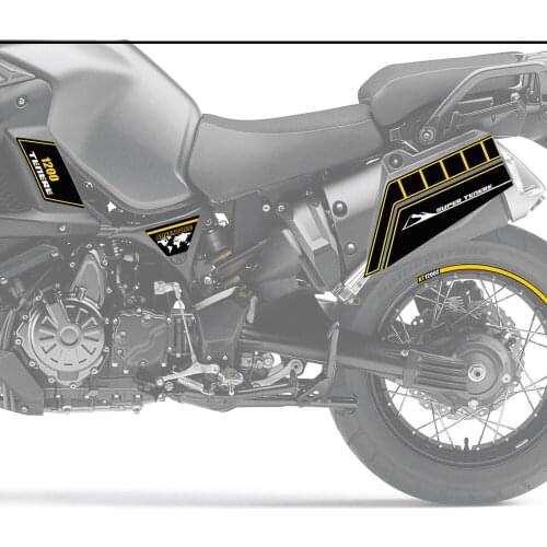 For YAMAHA TENERE XT1200Z XT 1200 Z SUPER Trunk Luggage Tank Pad Protector Stickers Decal 2014 2015 2016 2017 2018 2019 2020