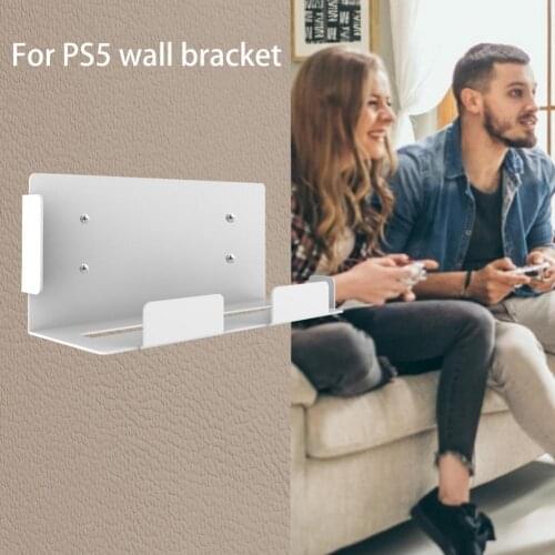 Wall Mount Bracket For Sony PlayStation 5 PS5 Console Wall Mount Holder Game Host Rack Storage Bracket Stand Accessories For PS5